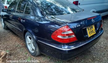 Mercedes benz E240 2004 model full